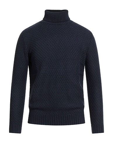 OVER/D Polo neck Midnight blue 40% Viscose, 40% Polyamide, 20% Wool