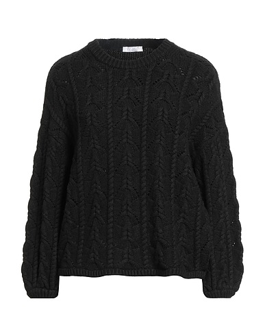MOTEL Jumper Black 50% Viscose, 27% Polyester, 23% Nylon