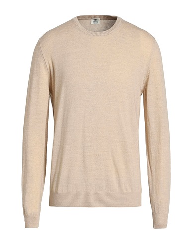 LUIGI BORRELLI NAPOLI Sweater Beige 100% Virgin Wool