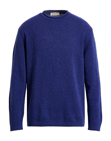 WOOL & CO Jumper Blue 100% Merino Wool