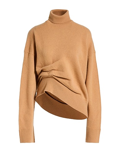 LANEUS Polo neck Camel 90% Merino Wool, 10% Cashmere