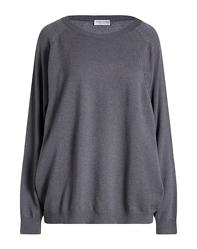 LE TRICOT PERUGIA Jumper Grey 70% Virgin Wool, 20% Silk, 10% Cashmere