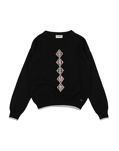 FRACOMINA MINI Jumper Black 100% Cotton