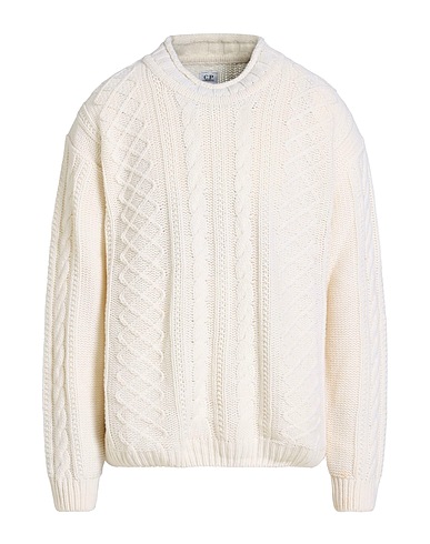 C.P. COMPANY Jumper Ivory 80% Wool, 20% Polyamide