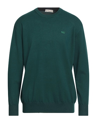 CASHMERE COMPANY Jumper Dark green 97% Merino Wool, 3% Elastane