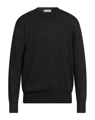CASHMERE COMPANY Pullover Nero 97% Lana Merino, 3% Elastan