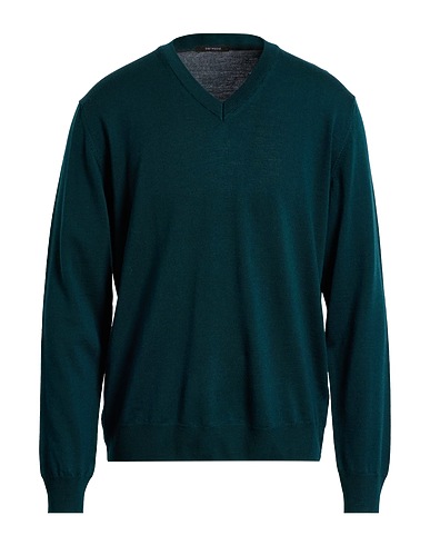 BELLWOOD Pullover Dunkelgrün 100% Merinowolle