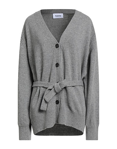 HACHE Cardigan Grey 100% Wool