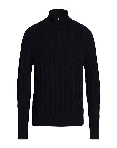 AGNONA Cashmere blend Midnight blue 100% Cashmere, Metal, Lambskin