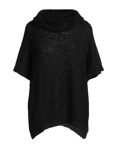 MOTEL Polo neck Black 40% Acrylic, 30% Polyamide, 30% Mohair wool