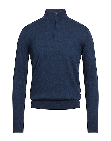 HACKETT Jumper Navy blue 85% Cotton, 15% Cashmere