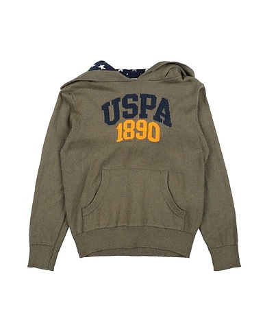 U.S.POLO ASSN. Jumper Military green 90% Cotton, 10% Cashmere