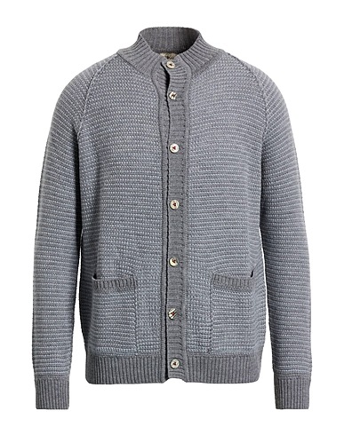 H953 Cardigan Grey 100% Merino Wool