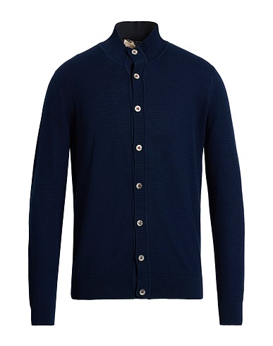 H953 Cardigan Navy blue 100% Cotton