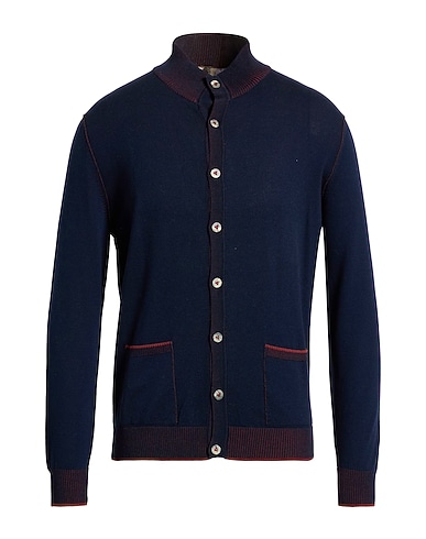 H953 Cardigan Navy blue 100% Cotton