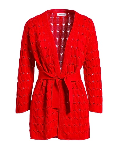 KANGRA Cardigan Red 100% Cotton