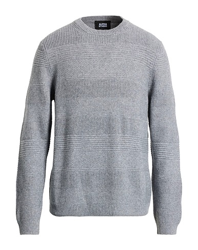 ALPHA STUDIO Sweater Grey 40% Wool, 30% Viscose, 20% Polyamide, 10% Cashmere