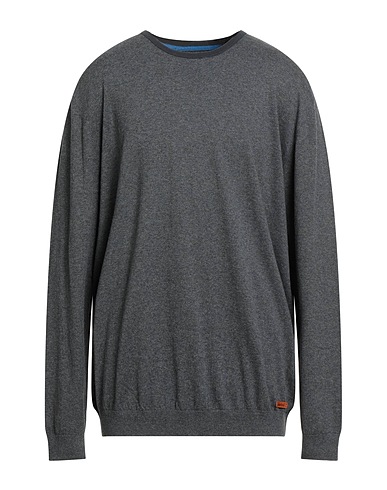 TIMBERLAND Pullover Grigio 95% Cotone, 5% Cachemire, Pelle di bovino