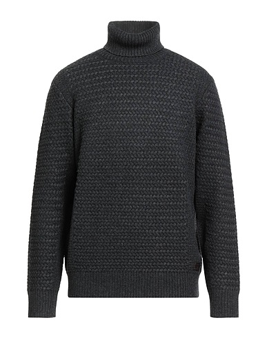 TIMBERLAND Polo neck Charcoal 33% Viscose, 23% Nylon, 20% Cotton, 20% Lambswool, 4% Cashmere