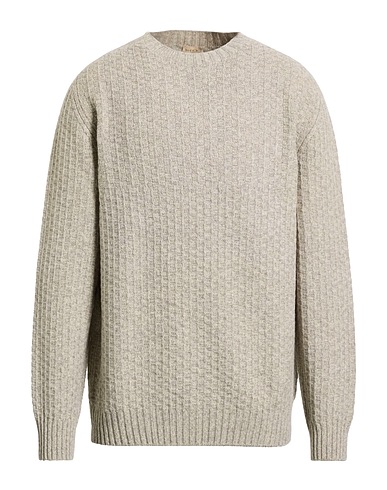 H953 Jumper Taupe 50% Merino Wool, 50% Yak wool
