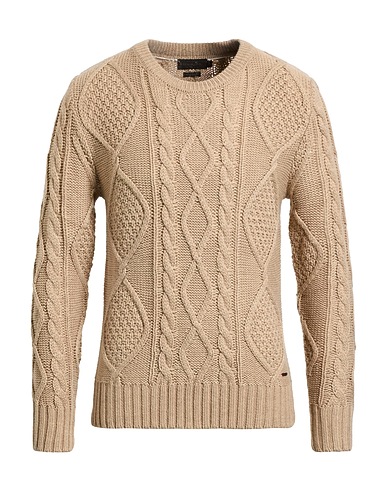 GIANNI LUPO Sweater Beige 70% Acrylic, 30% Wool