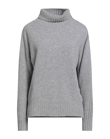 BELLWOOD Polo neck Grey 90% Wool, 10% Cashmere