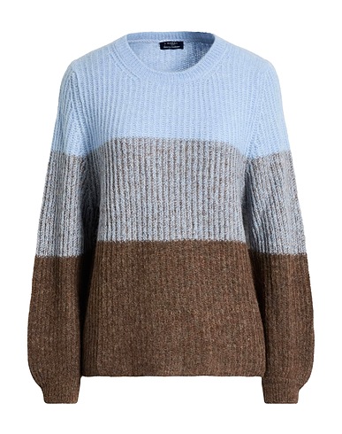 BARBA Napoli Jumper Light blue 55% Alpaca wool, 35% Polyamide, 10% Virgin Wool