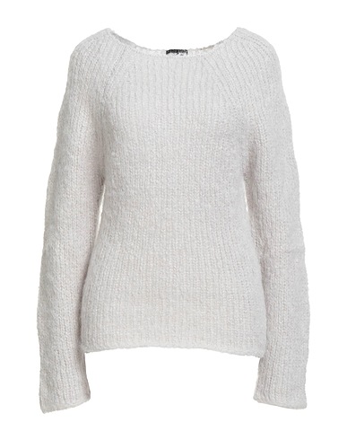 GIORGIO ARMANI Jumper NEVE Light grey 43% Mohair wool, 43% Alpaca wool, 14% Polyamide