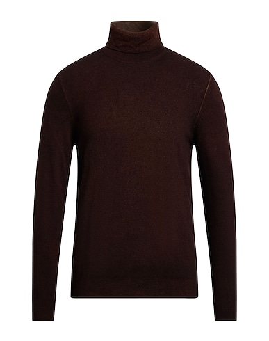 MASQ Rollkragenpullover TESTA DI MORO 90% Merinowolle, 10% Kaschmir