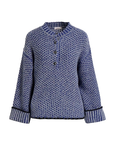 AGNONA Maglia in Cachemire Blu 100% Cachemire