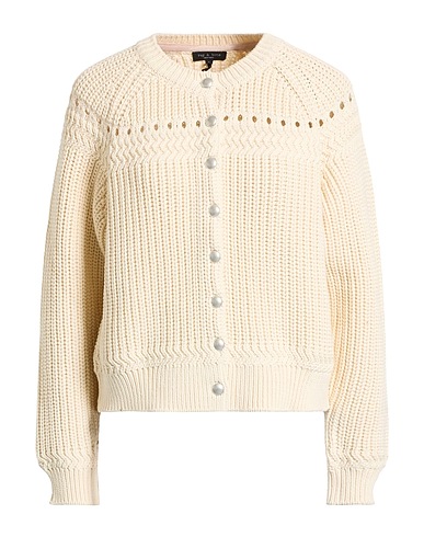 RAG & BONE Cardigan Ivory 68% Cotton, 32% Nylon, Merino Wool