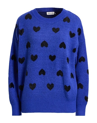 MOLLY BRACKEN Jumper Blue 40% Polyester, 37% Acrylic, 23% Polyamide