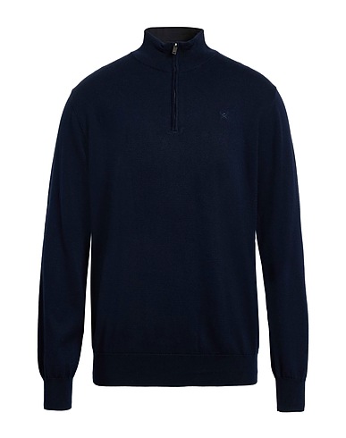 HACKETT Jumper Navy blue 80% Cotton, 20% Silk