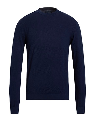 HACKETT Jumper Navy blue 100% Cotton