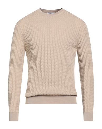 SEVENTY VENEZIA Jumper Beige 100% Virgin Wool