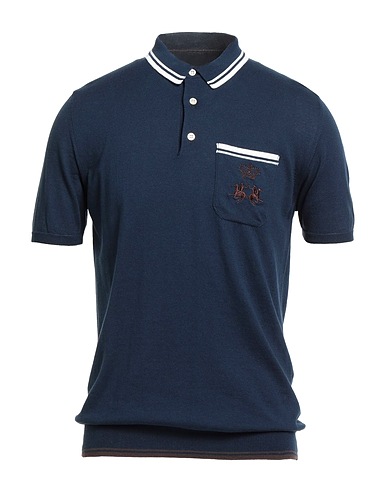 LA MARTINA Sweater Navy 100% Cotton