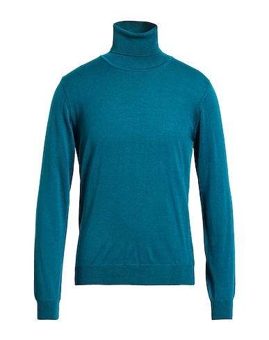 KOON Polo neck Deep teal 50% Merino Wool, 50% Acrylic