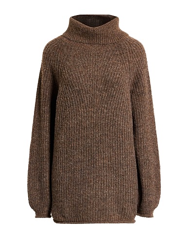 MOLLY BRACKEN Turtleneck Taupe 50% Recycled polyester, 29% Polyester, 13% Acrylic, 5% Wool, 3% Elastane