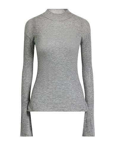WOLFORD Rollkragenpullover Hellgrau 100% Schurwolle