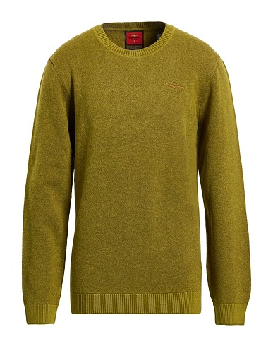 AERONAUTICA MILITARE Sweater VERDE MILITARE 66% Wool, 34% Cotton