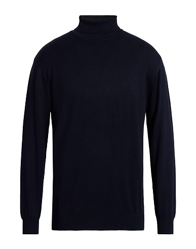 TAKE-TWO Polo neck Midnight blue 80% Viscose, 20% Nylon