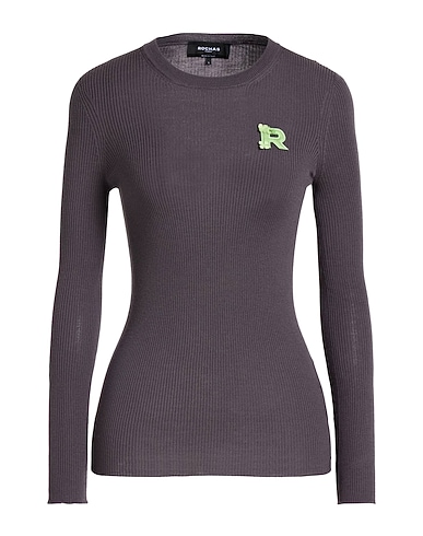 ROCHAS Jumper GRIGIO 100% Virgin Wool