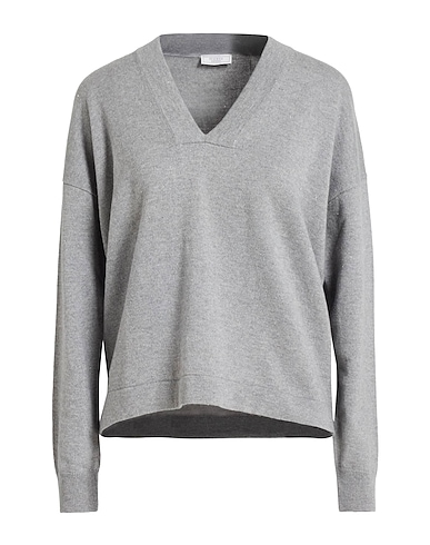 PESERICO Sweater Light grey 60% Virgin Wool, 17% Silk, 13% Viscose, 9% Cashmere, 1% Polyester
