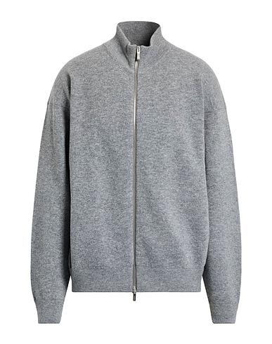 FERRAGAMO Cardigan Gris clair 66% Laine vierge, 27% Polypropylène, 6% Polyamide, 1% Élasthanne