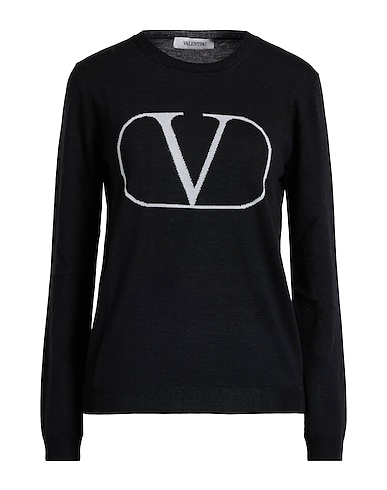 VALENTINO GARAVANI Jumper Black 100% Virgin Wool