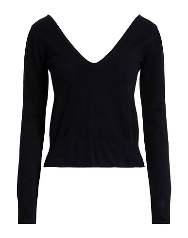 HANITA Jumper Black 52% Viscose, 26% Polyester, 22% Polyamide