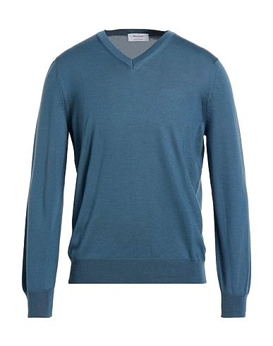GRAN SASSO Sweater ATHLEISURE Slate blue 100% Virgin Wool