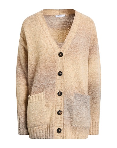 PESERICO Cardigan EASY Beige 48% Alpaca wool, 32% Merino Wool, 20% Polyamide