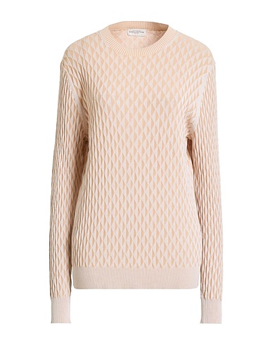 BALLANTYNE Jumper Beige 100% Cotton