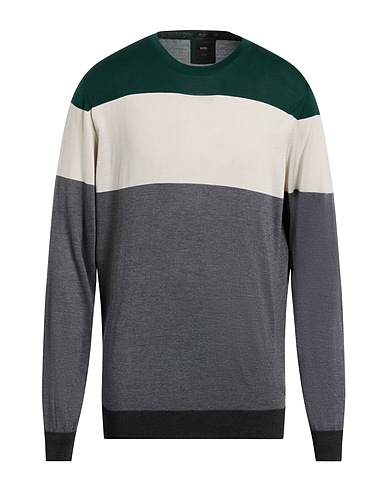 BOSS HUGO BOSS Jumper Dark green 100% Silk